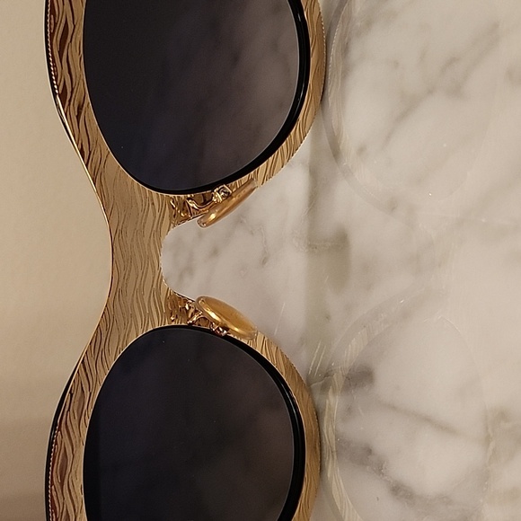 Omega Black & Gold Sunglasses - Picture 7 of 9